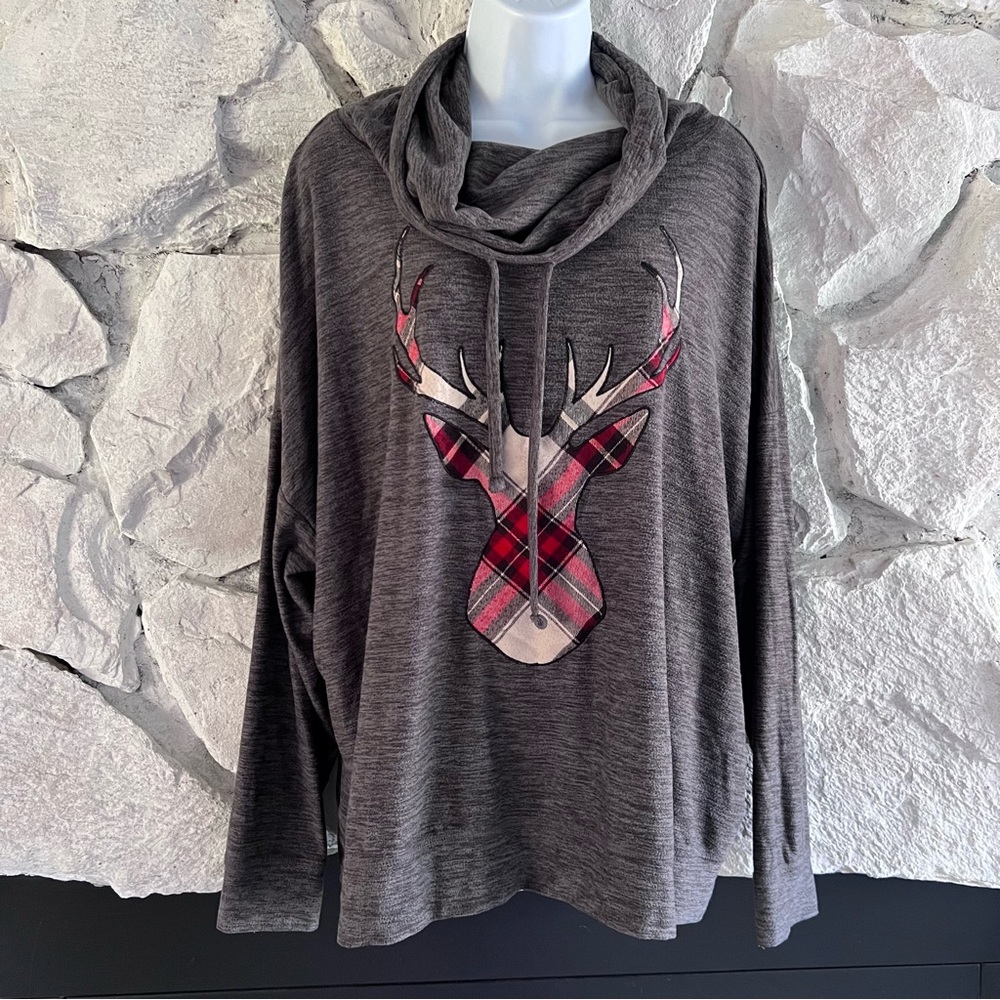 Maurices Women’s Plus Cowl Neck Hoodie